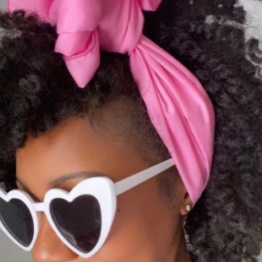 Bubble Gum Pink Solid Color Head Tie Hair Wrap NEW